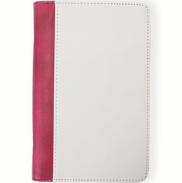 Agenda Personalizada Simil de Piel Rosa Frontal