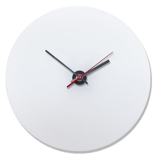 Reloj Personalizado Redondo de Cristal Frontal