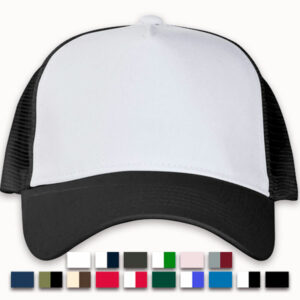 Gorra trucker blanco y negro