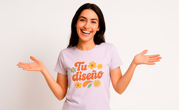 Camiseta personalizada para mujer con tu propio diseño.