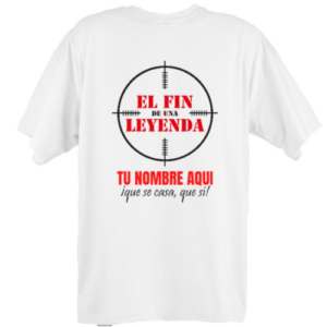 Camiseta Despedida de Soltero una leyenda