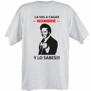 Camiseta despedida de soltero la vas a cagar