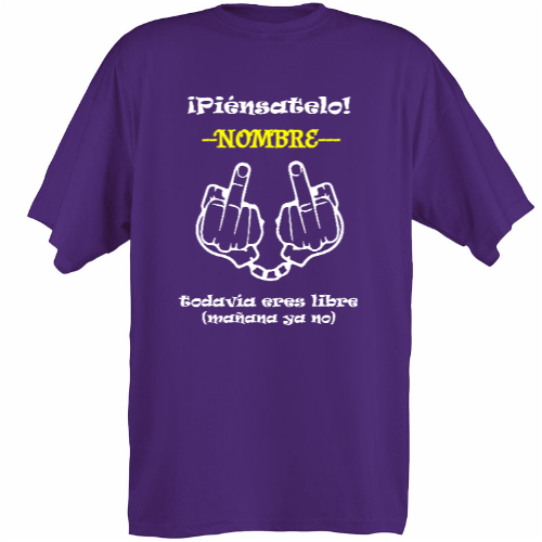 Camiseta para Despedida de Soltero