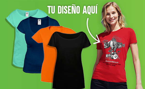 Camisetas Personalizadas Para Mujer