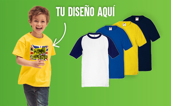 Camisetas Personalizadas Manga Corta Niños