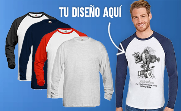 Camisetas Personalizadas Manga Larga Hombre