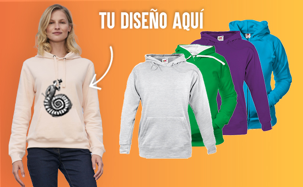 ✓ Personalizar Sudadera Chaqueta con Cremallera de Mujer Online