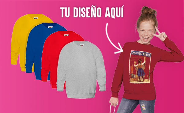 Sudaderas Personalizadas Cuello Redondo Niño