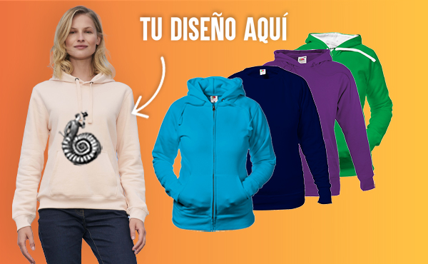 ✓ Personalizar Sudadera Chaqueta con Cremallera de Mujer Online