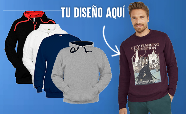 Sudaderas unisex personalizadas