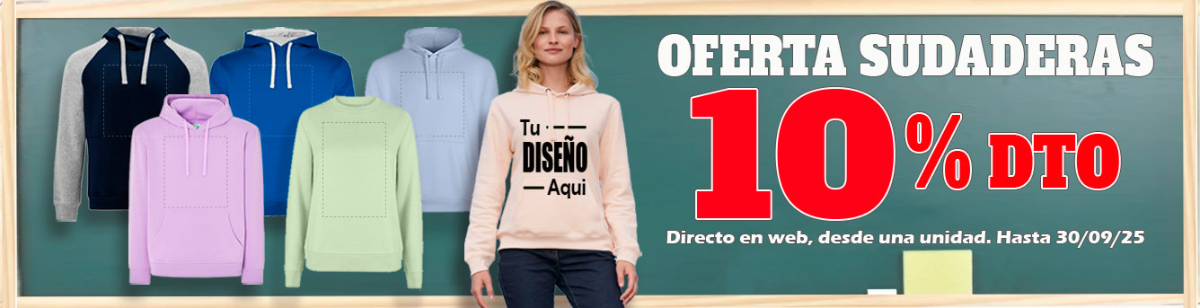 Descuento en todas las sudaderas