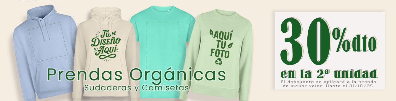 oferta prendas orgánicas