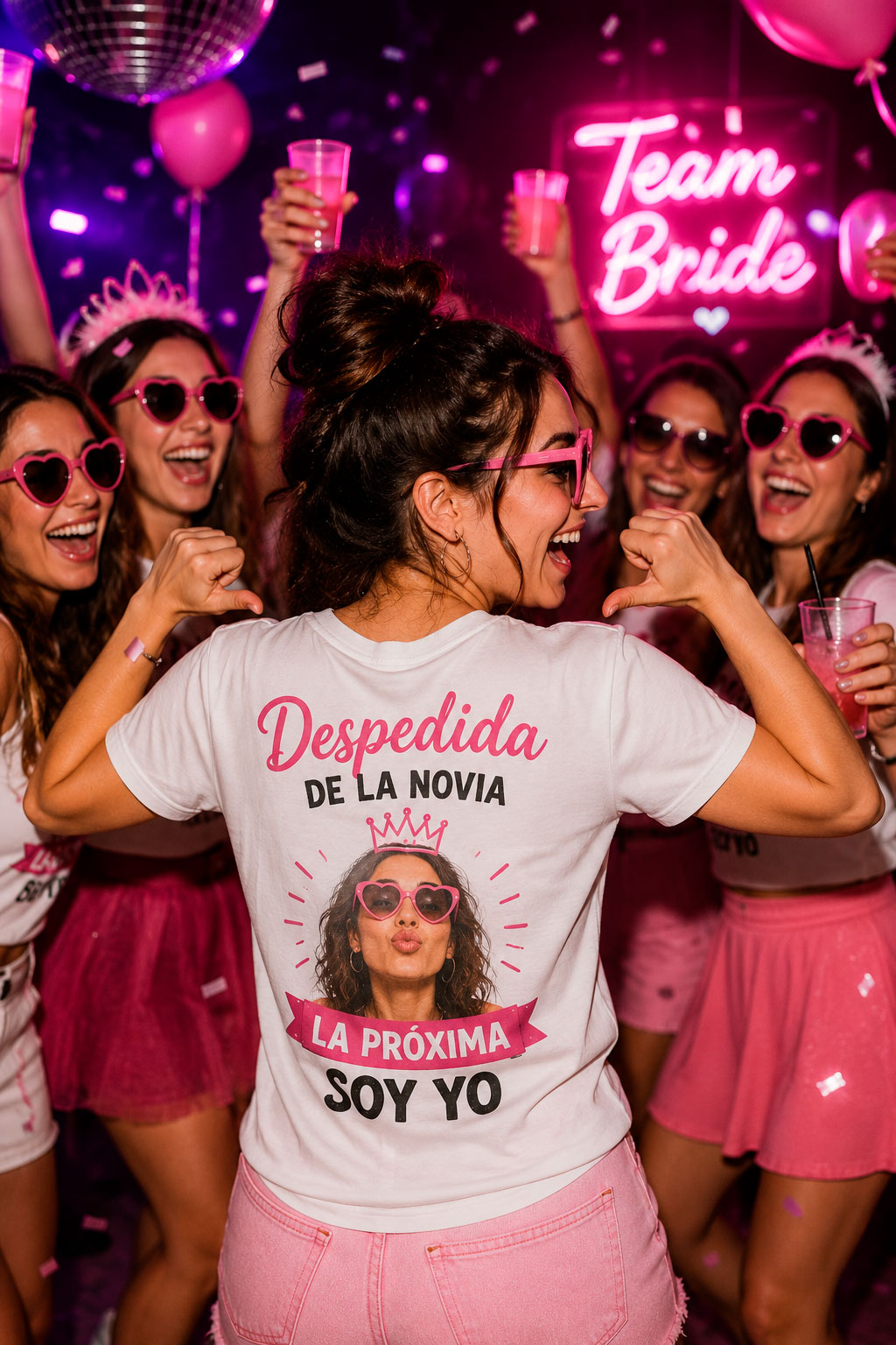 Camiseta de despedida personalizada con foto del novio o la novia